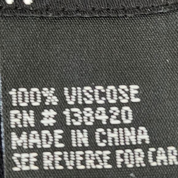 Etcetera Women’s Long Sleeve Twist Front V Neck Blouse Top Black Size Large - Picture 7 of 9